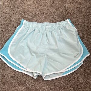Women's Large Light Blue Nike Tempo Dri-Fit 3” Running Shorts